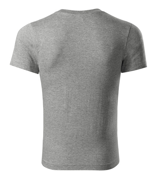 Tričko Unisex Piccolio® Paint - Tmavě Šedý Melír / 4XL
