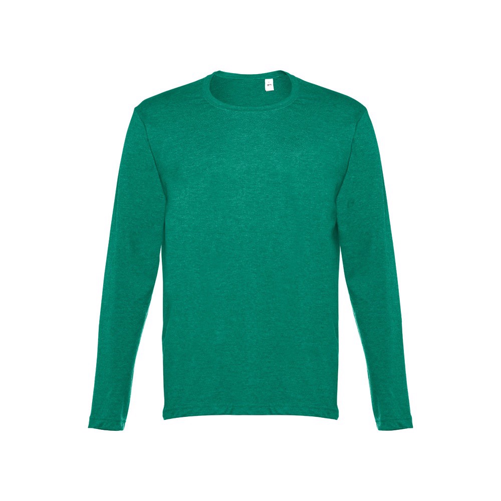 THC BUCHAREST. Pánské tričko s dlouhým rukávem - Zelený Melír / L