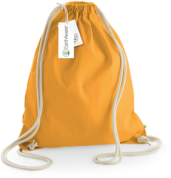 Heavy EarthAware® Organic Gymsac Westford Mill | W 810 - Amber / onesize
