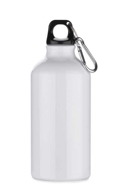 Aluminum bottle TREKO 500 ml - white