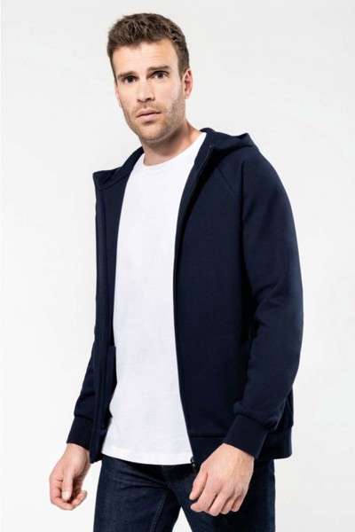 Men's Zipped Hoodie - Deep Navy / M
