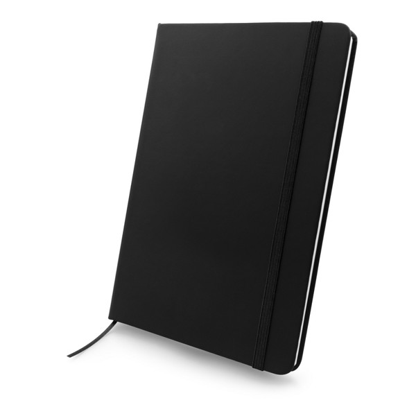 Notebook A5, recycled PU | Roderick - black