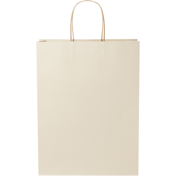 Agricultural waste 150 g/m2 paper bag with twisted handles - XX large