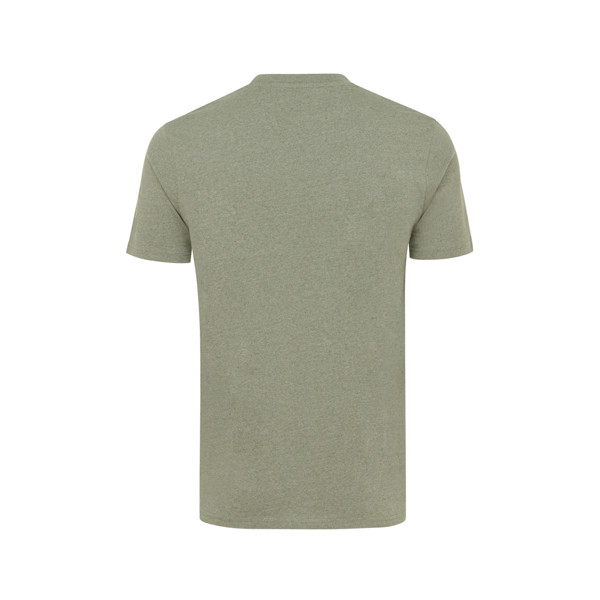 T-shirt en coton recyclé non teinté Iqoniq Manuel - Heather Green / XS
