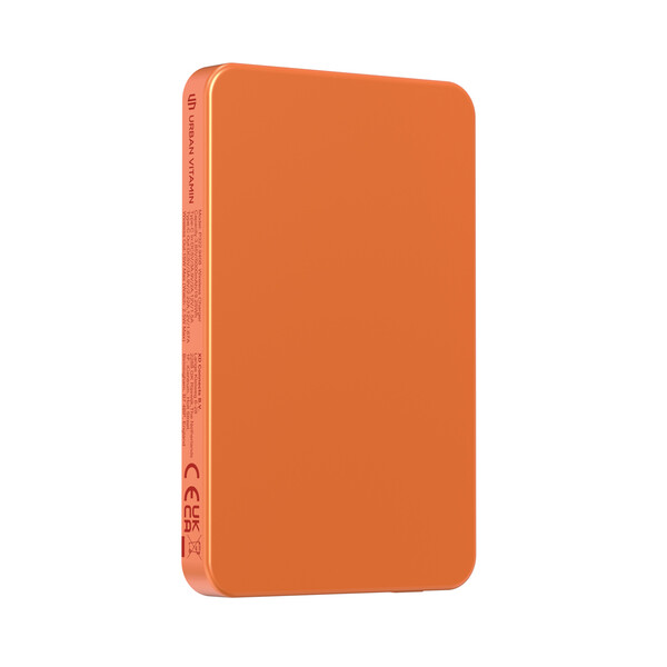 Bezdrátová magnetická powerbanka Urban Vitamin Marin 5000mAh - Oranžová