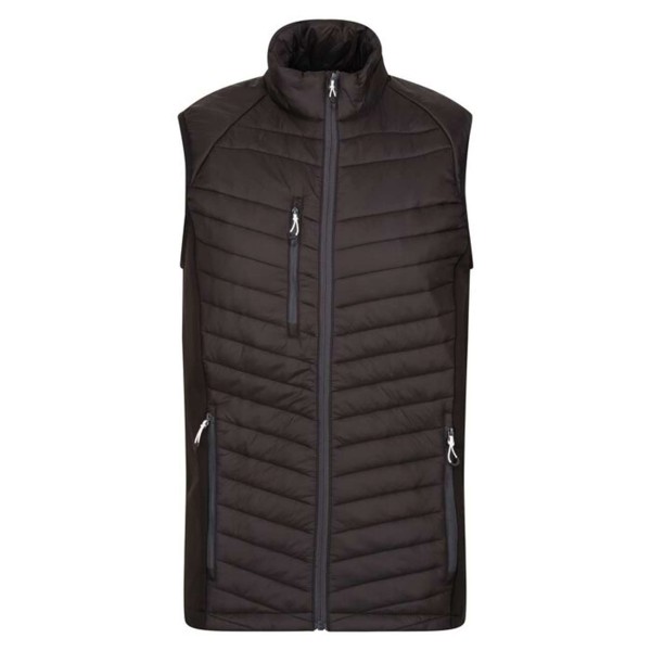 Navigate Hybrid Bodywarmer - Black / Seal Grey / 2XL