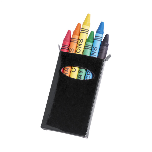 Sada 6 Pasteliek Sorell - Black