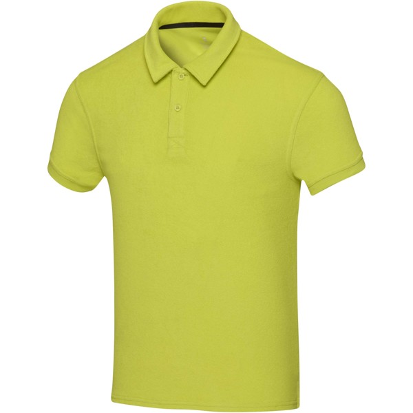 Akoya recycled terry unisex polo - Lime / 3XL