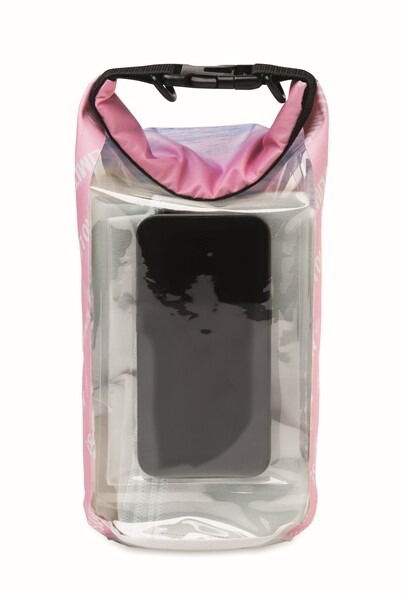 2L recycled polyester (rPET) window dry bag 360° design - Full colour