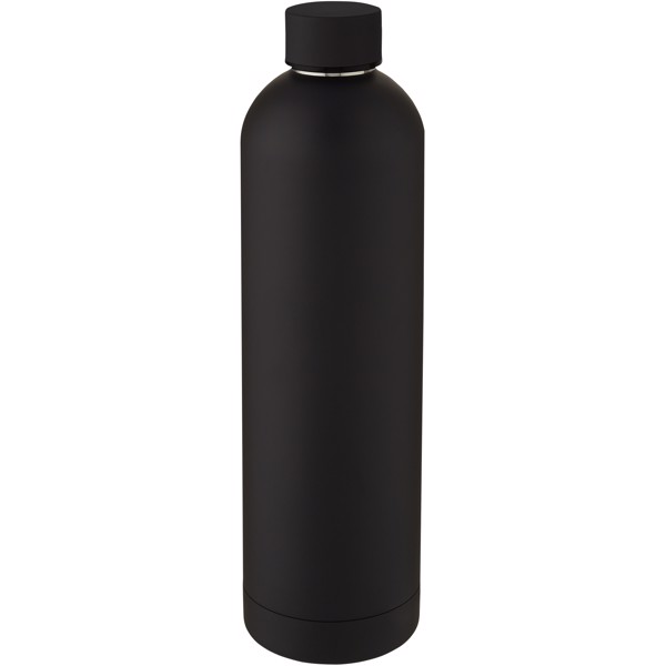 Spring 1 l Kupfer-Vakuum Isolierflasche - schwarz