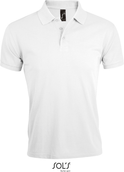 Heavy Men's Piqué Polo SOL'S | Prime Men - White / 5XL