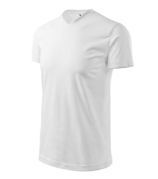 Tričko Unisex Malfini® Heavy V-Neck - Bílá / M