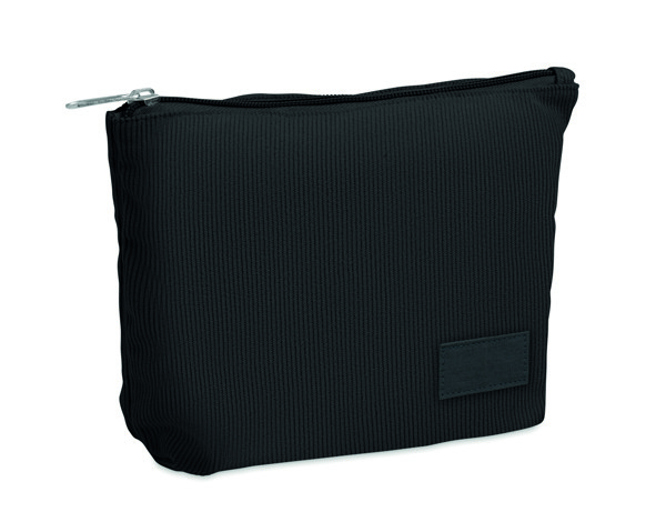 Corduroy cosmetic bag Cordy T - Black
