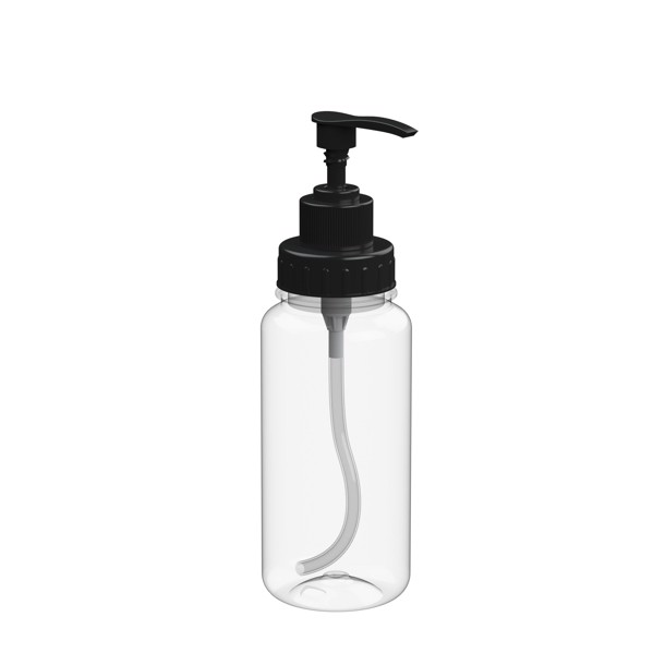 Soap Dispenser "Basic" 0.4 L, Clear/Transparent - Transparent / Black