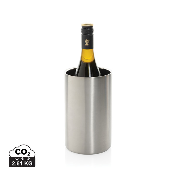 Vino Weinkühler aus RCS-zertifiziert recyc. Stainless-Steel - Silber