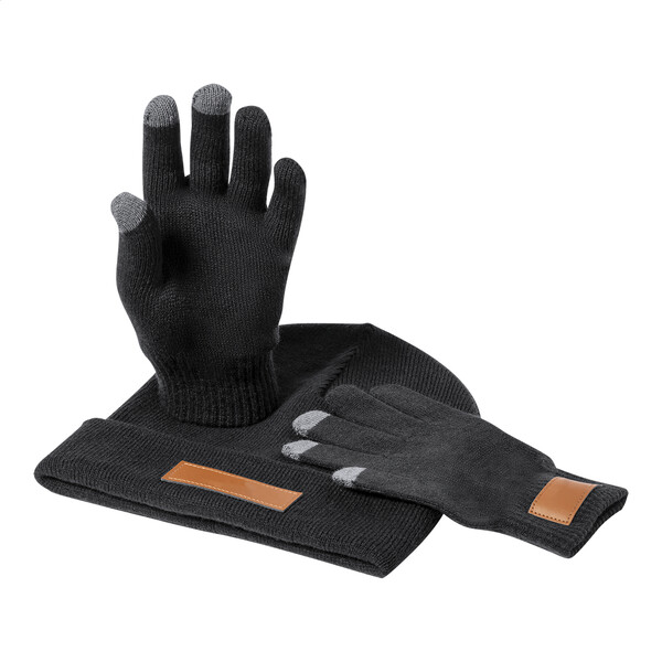 Sapka Kesztyűvel Pashen - Black