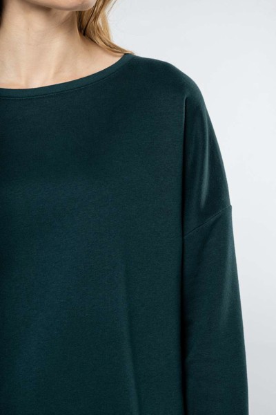 Ladies' Oversized Sweatshirt - Black / L/XL