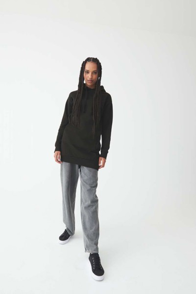 Hoodie Dress - Heather Grey / L