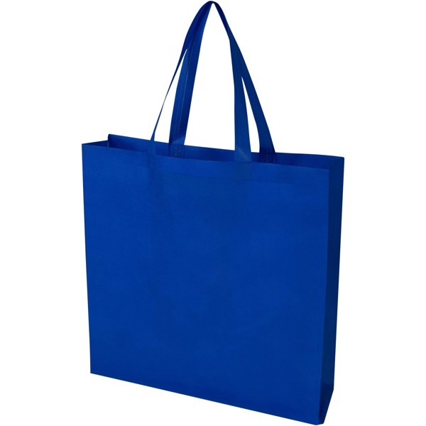 Tote bag a soffietto in tessuto non tessuto riciclato certificato GRS da 12 litri EcoSeal - Blu royal