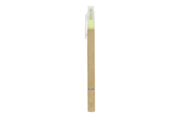 Papirhighlighterpen - Gul