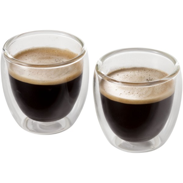 Boda 2-piece glass espresso cup set