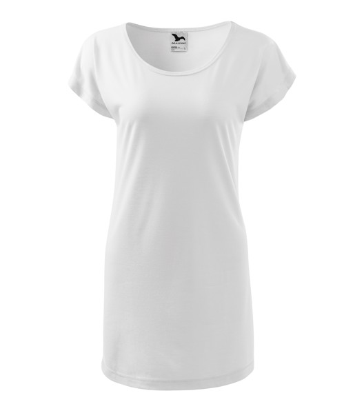 Tričko/šaty dámské Malfini Love - Bílá / XS