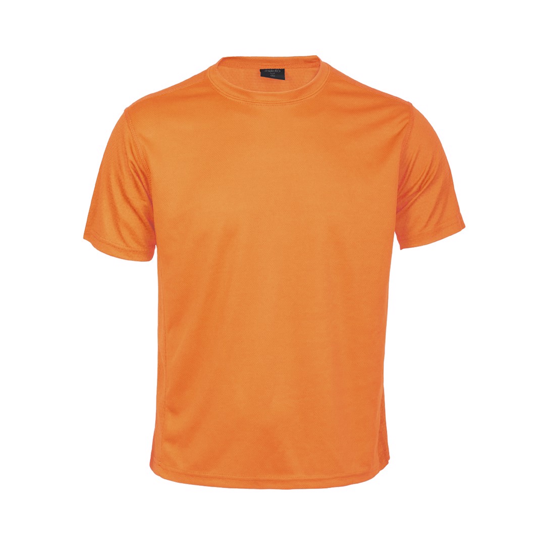 Camiseta Adulto Tecnic Rox - Naranja Fluor / S
