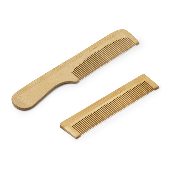 Personalised bamboo comb for curly hair