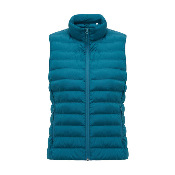 Dámská vesta IQONIQ Meru z recykl. polyesteru - Dark Teal / XL
