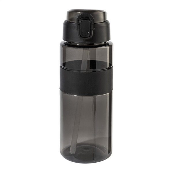 RPET športová fľaša Fitgrip - Black