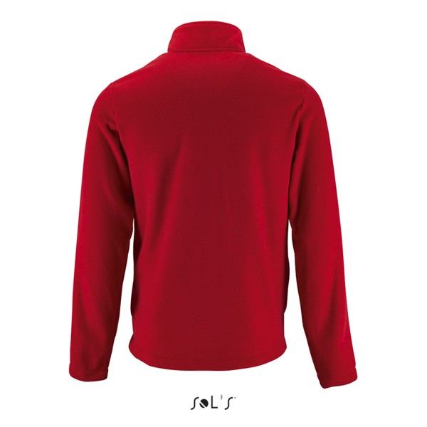Sol's Norman Men - Plain Fleece Jacket - Red / XL