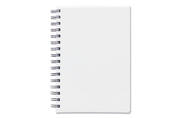 Carnet à spirales A5 - Blanc