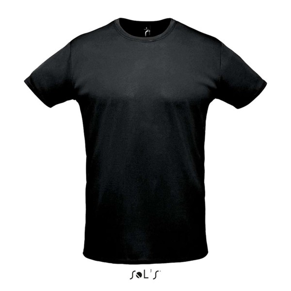 Sol's Sprint - Unisex Sport T-Shirt - Black / 2XL