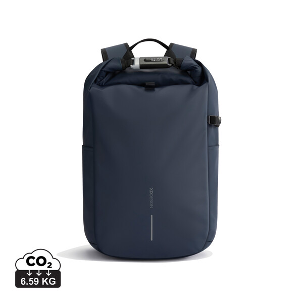 Sac à dos antivol et étanche Urban - Bleu Marine / Noir