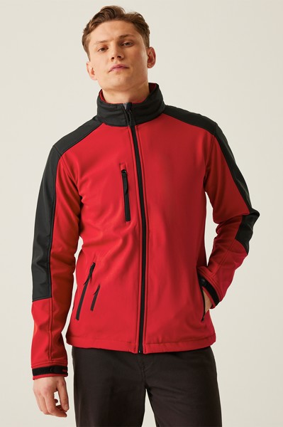 Hydroforce - 3-Layer Membrane Hooded Softshell - Oxford Blue / Black / 2XL