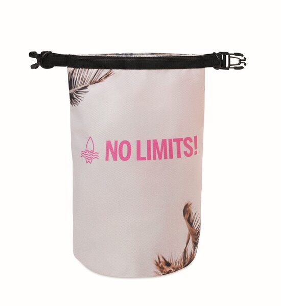 1.5L recycled polyester (rPET) ripstop dry bag 360° design - Full colour