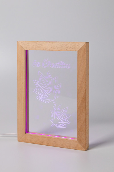 Led Light Trophy Woodiframe