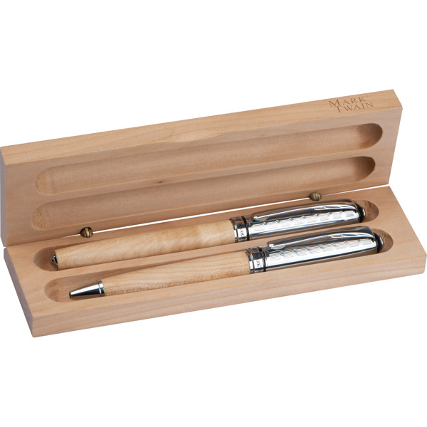 Mark Twain writing set ROLAND - Beige