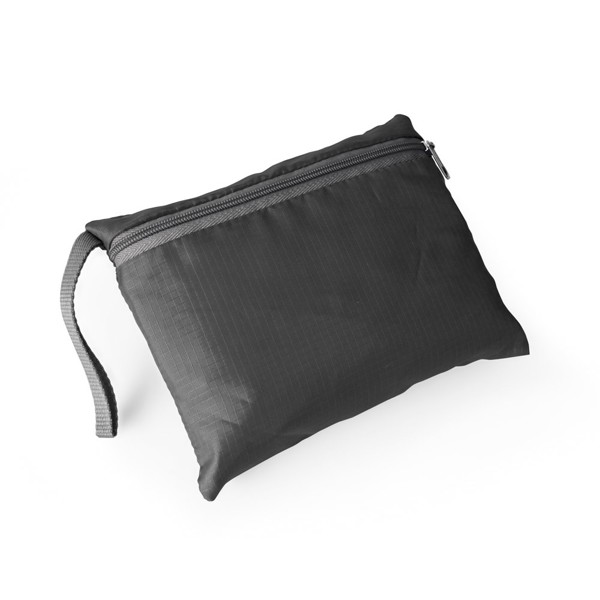BARCELONA. 210D ripstop foldable backpack - Black