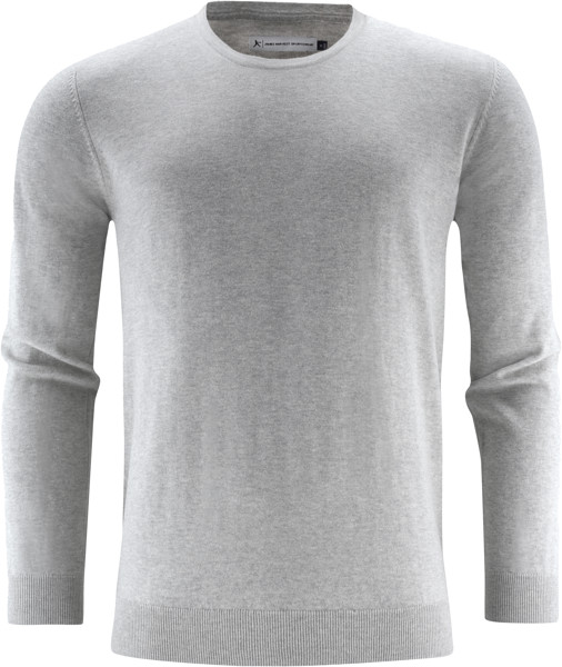 Men's Pullover James Harvest | Ashland U - Grey Melange / 3XL