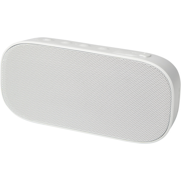 Enceinte Bluetooth® Stark 2.0 IPX5 en plastique recyclé de 5W - Blanc