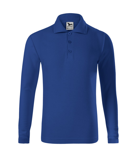 Polokošile Dětská Malfini® Pique Polo Ls - Královská Modrá / 134 cm/8 let