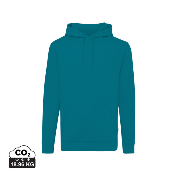 Mikina s kapucí Iqoniq Jasper z recykl. bavlny - Verdigris / XXXL