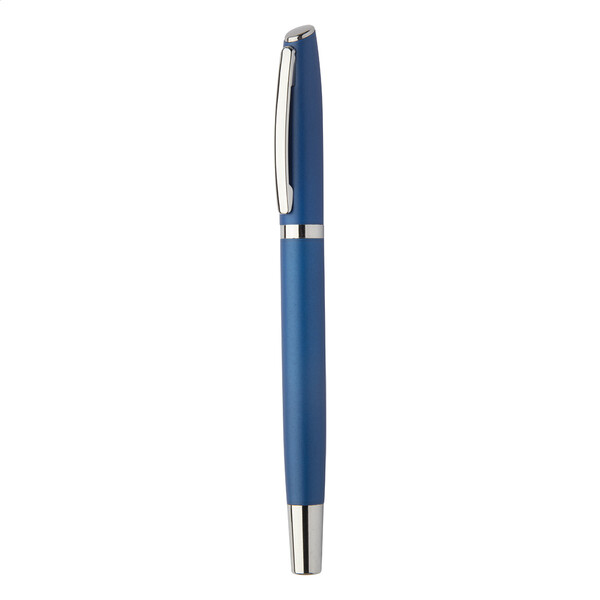 Parure stylo métal Redivi - Bleu