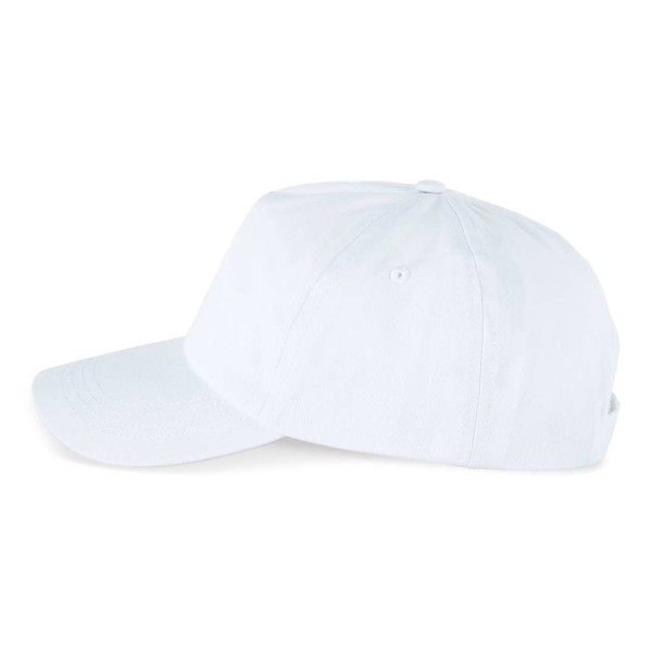 5 Panels Cap - White