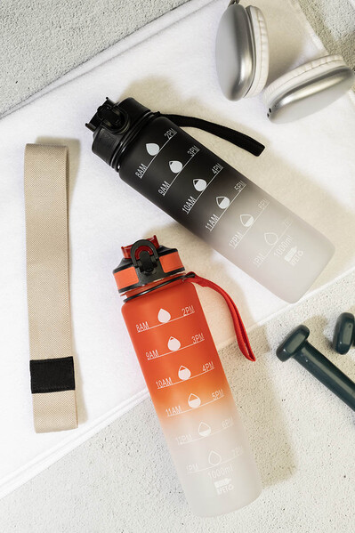 Rpet Motivational Bottle Sipgrade - Black