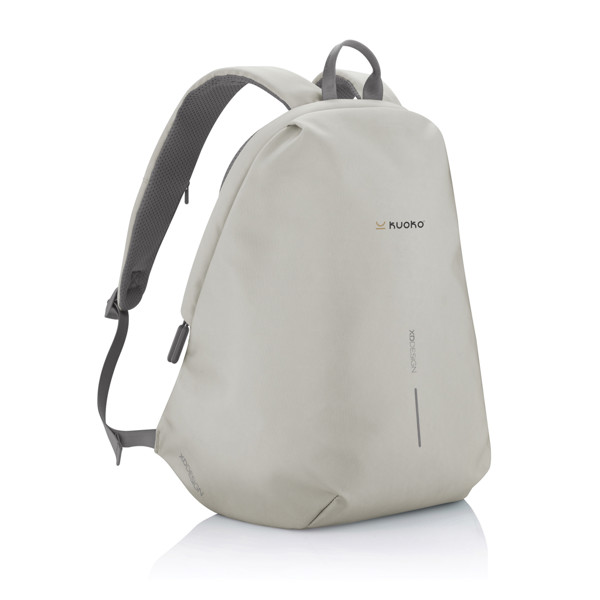 Bobby Soft, Anti-Diebstahl-Rucksack - Sanddust / Grau
