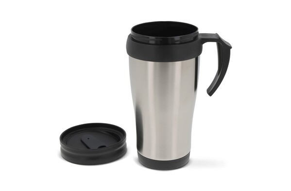 Mug métallique pour voiture 350ml - Argent