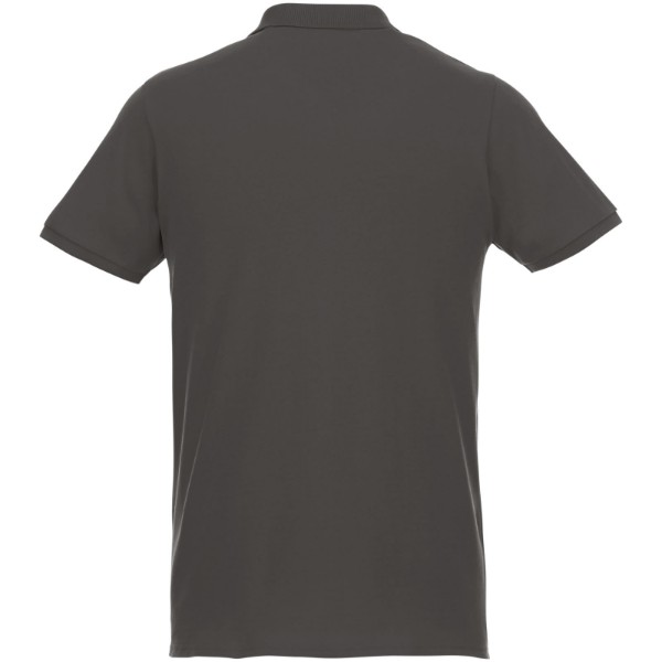 Beryl short sleeve men's organic recycled polo - Storm Grey / 3XL