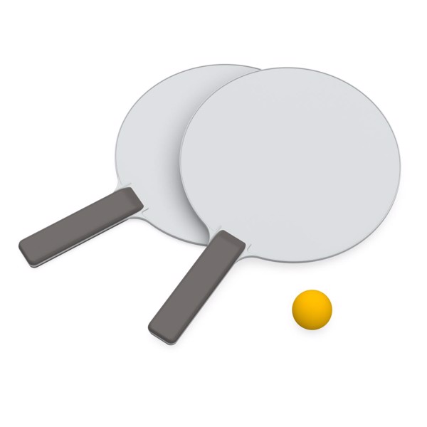 Beachball-Set "Sun" - Weiss / Grau